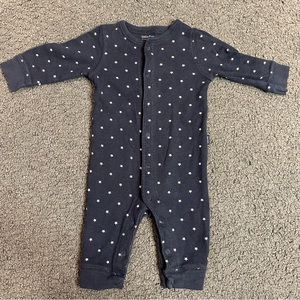 Baby Gap Thermal Star One Piece Sleeper 3-6M Blue